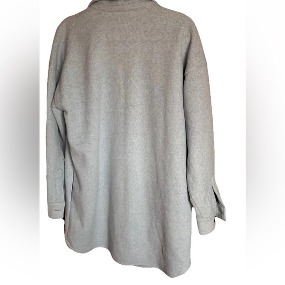 Marled By Reunited Women’s Large Oversized Button-Up “Shacket” heavy warm Jacket - Picture 4 of 5